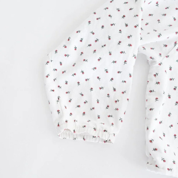 Floral White Bomber Jacket - Picture 9 of 13